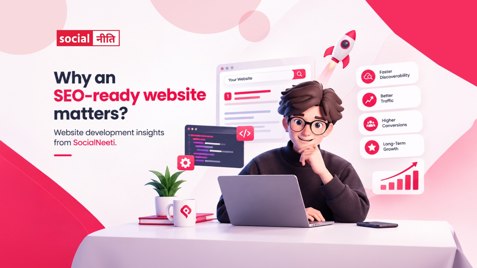 Why an SEO-ready website matters-website development insights from SocialNeeti